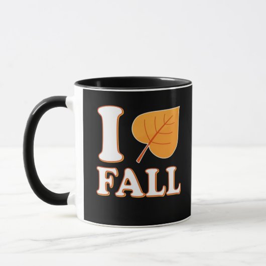 Mug Heart Fall It’s Fall Y’all Creative Décontracté (Gauche)