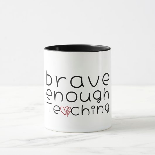 Mug Heart Frame Personalized Teacher Appreciation Gift (Centre)