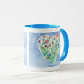 Mug Heart Garden - KidsArt pour CHOC (Devant droit)