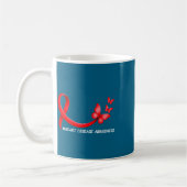 Mug Heart Health Heart Disease Awareness Chd Red Ribbo (Gauche)