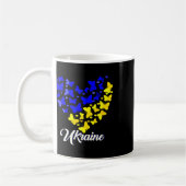 Mug Heart Heart Ukraine Shirt Butterfly I Stand With U (Gauche)