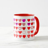 Mug Heart Love Valentine (Devant droit)