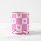 Mug Heart Modern Pink Love Collection (Centre)