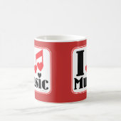 Mug Heart Music Cool Fun Song Epic Motto (Centre)