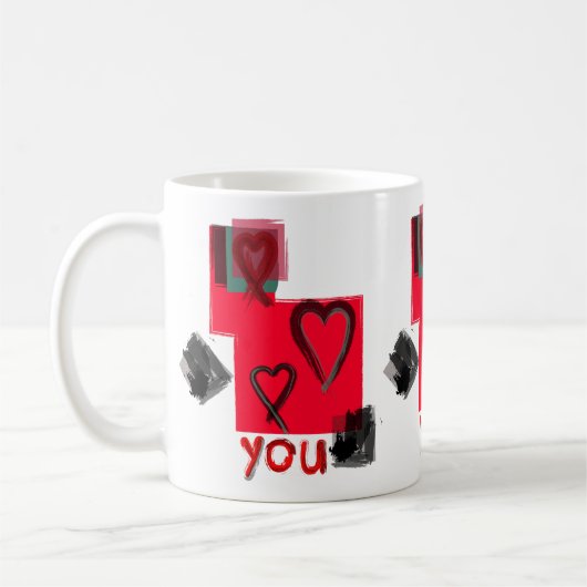Mug "Heart On You" Imprimer par Nicky Brendon (Gauche)