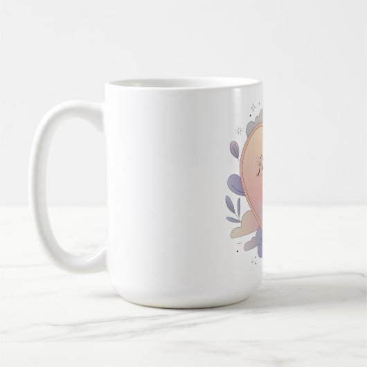 Mug Heart Pastel Illustration (Gauche)