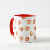 Mug Heart Pepperoni Pizza Motif (Devant gauche)
