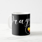 Mug Heart Prague Mug, République tchèque (Devant gauche)