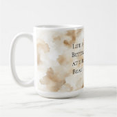 Mug Heart Sea Shells Sand (Gauche)