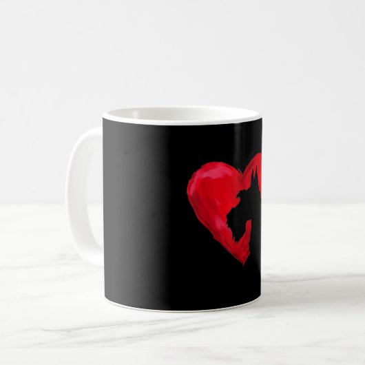 Mug Heart Silhouette (Devant gauche)
