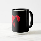 Mug Heart Silhouette (Devant droit)