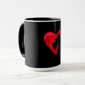 Mug Heart Silhouette (Devant gauche)