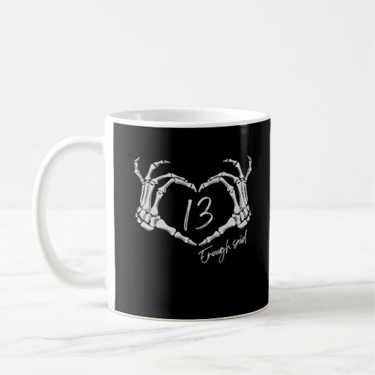 Mug Heart Skeleton Main Classic (Gauche)
