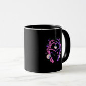 Mug Heart Skeleton Mains - Halloween Pastel Goth Eyeba (Devant droit)