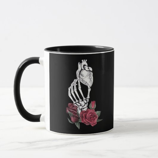 Mug Heart The Skeleton's Hand Classic (Gauche)