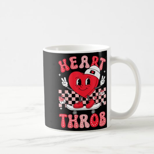 Mug Heart Throb Groovy Valentine Toddler Men Boys Cute (Droite)