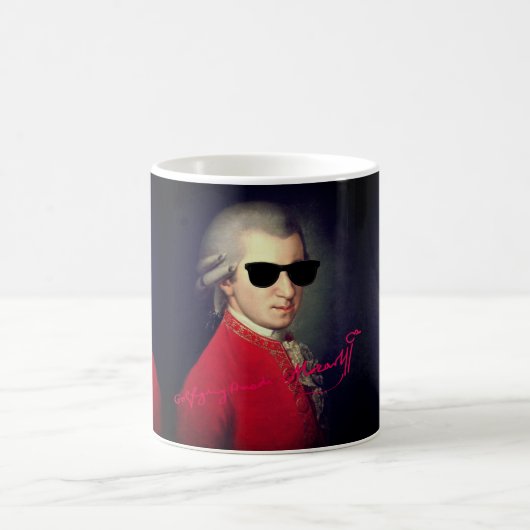 Mug Heart Wolfgang Amadeus Mozart avec signature (Centre)