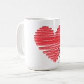 Mug Heart XO (Devant gauche)