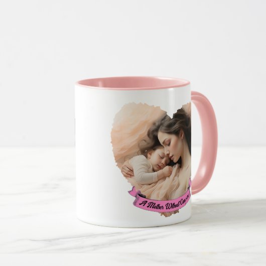 Mug Heart You, une mère sans comparaison (Devant droit)