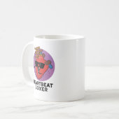 Mug Heartbeat Boxer Funny Music Heart Pun (Devant gauche)