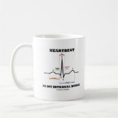 Mug Heartbeat Is My Internal Music (ECG/EKG) (Gauche)