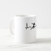 Mug Heartbeat Sport Venin Maman Papa (Devant gauche)