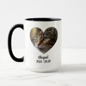 Mug Heartfelt Pet Memorial Photo – Loving Remembrance (Gauche)