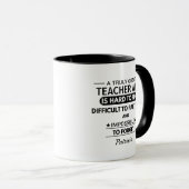 Mug Heartfelt Teacher Aide Appreciation Quote Custom (Devant droit)