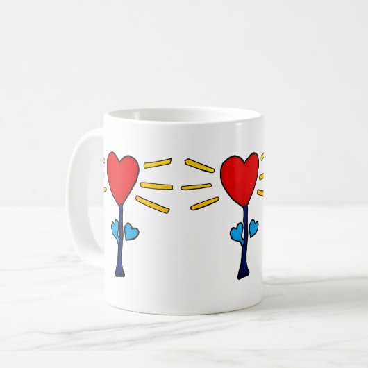 Mug HeartFlower (Devant gauche)