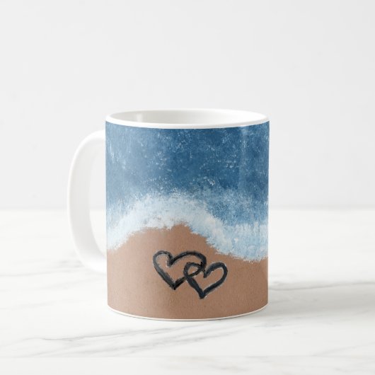 Mug Hearts in the Sand (Devant gauche)