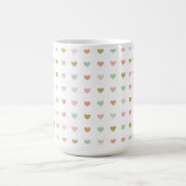 Mug Hearts Polka Pattern, 15oz  (Centre)