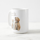 Mug Heartwarming Gaze: Pour Some Love Custom (Devant gauche)