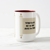 Mug hébreu (Devant droit)