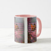 Mug Hébreux 11:16 KJV Bible Écriture Pic Deux Tons (Devant droit)