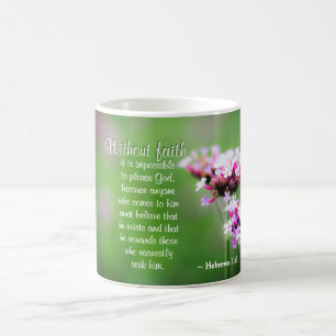Mug Hébreux 11:6 Il récompense ceux qui le cherchent, 