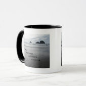 Mug Hébreux 12:1 Courons avec endurance... (Devant gauche)