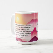 Mug Hébreux 12:2 (Devant gauche)