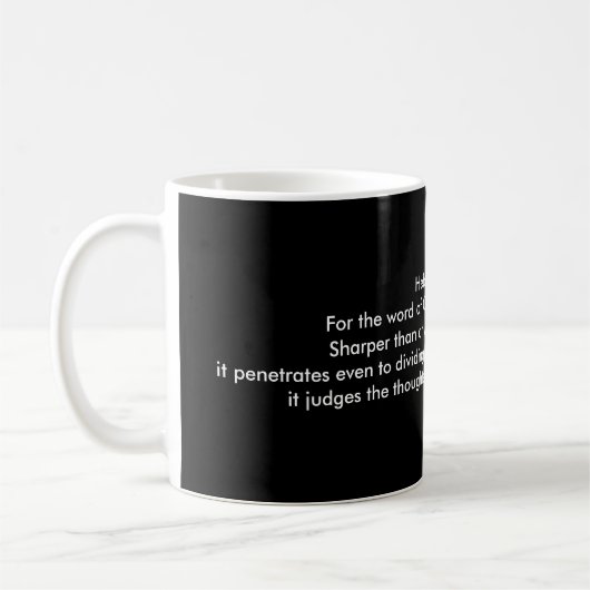 Mug Hébreux 4:12 (Gauche)