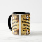 Mug Hébreux 8:6 KJV Bible Verse Pic Deux Tones (Devant gauche)