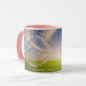 Mug Hebrew Modeh Ani - Prière du matin juive (Devant gauche)