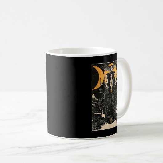 Mug Hecate Triple Lune déesse Wiccan Wicca Pagan Witc (Devant droit)