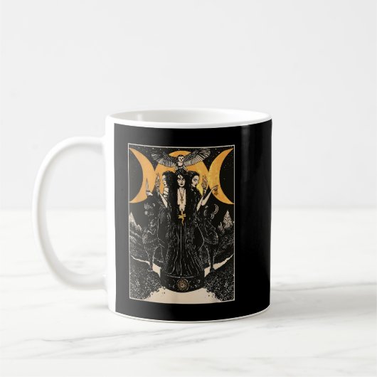 Mug Hecate Triple Lune déesse Wiccan Wicca Pagan Witc (Gauche)