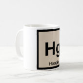 Mug Hectogramme - Symbole de Tableau périodique de (Devant gauche)