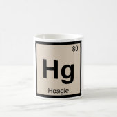 Mug Hectogramme - Symbole de Tableau périodique de (Centre)