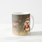 Mug Hedgehog Christmas Coffee (Devant droit)