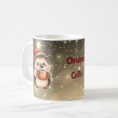 Mug Hedgehog Christmas Coffee (Devant gauche)