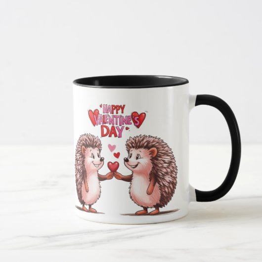 Mug Hedgehog Heart - Saint Valentin Amour (Droite)