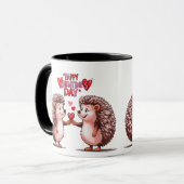 Mug Hedgehog Heart - Saint Valentin Amour (Devant gauche)