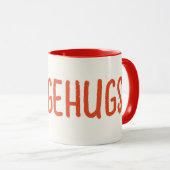 Mug Hedgehugs ! Cute Hérisson Café Mug, Thé (Devant droit)