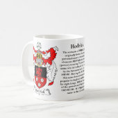 Mug Hedrick, l'origine, la signification et la crête (Devant gauche)